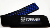 Lifting Straps Negras con azul - Xtreme Core Crossfit 