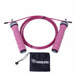 Cuerda Rubber Handle Rosa - Xtreme Core Crossfit 
